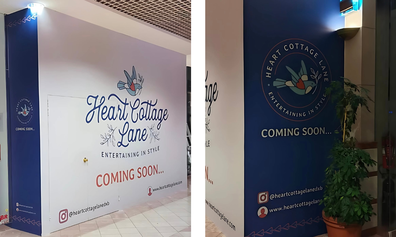 Hoarding design for retail launch